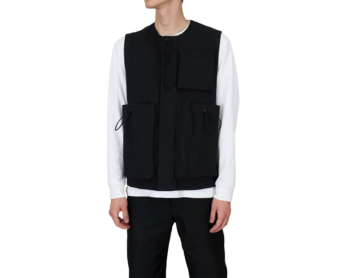 FRAMA - Toogood x FRAMA | Roper Gilet | Painted Cotton Green + Red