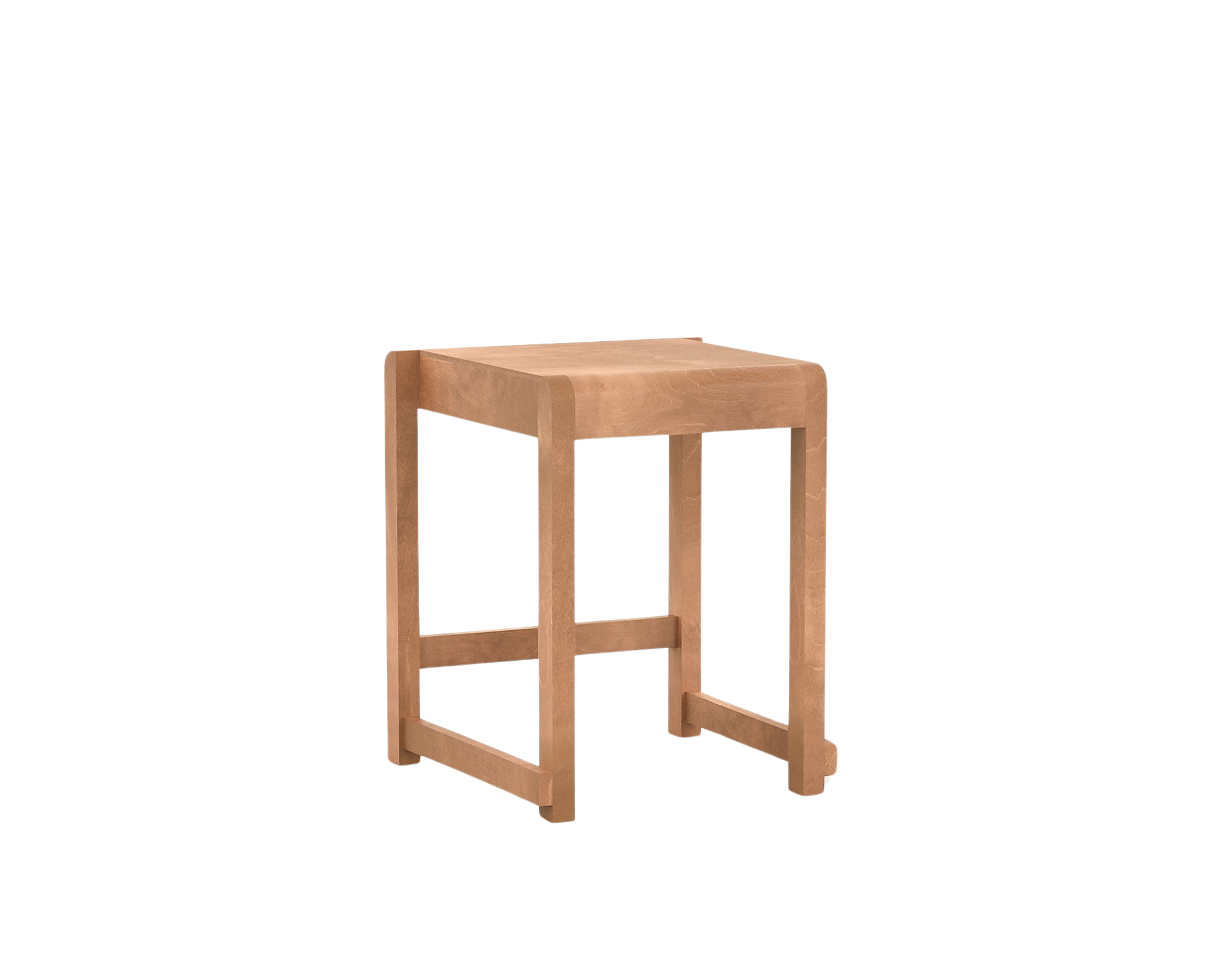 FRAMA - Low Stool 01 | Warm Brown Birch