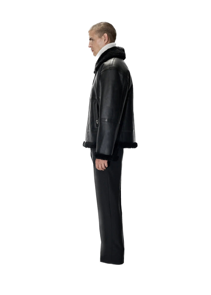 PAST TENSE Shearling Jacket 