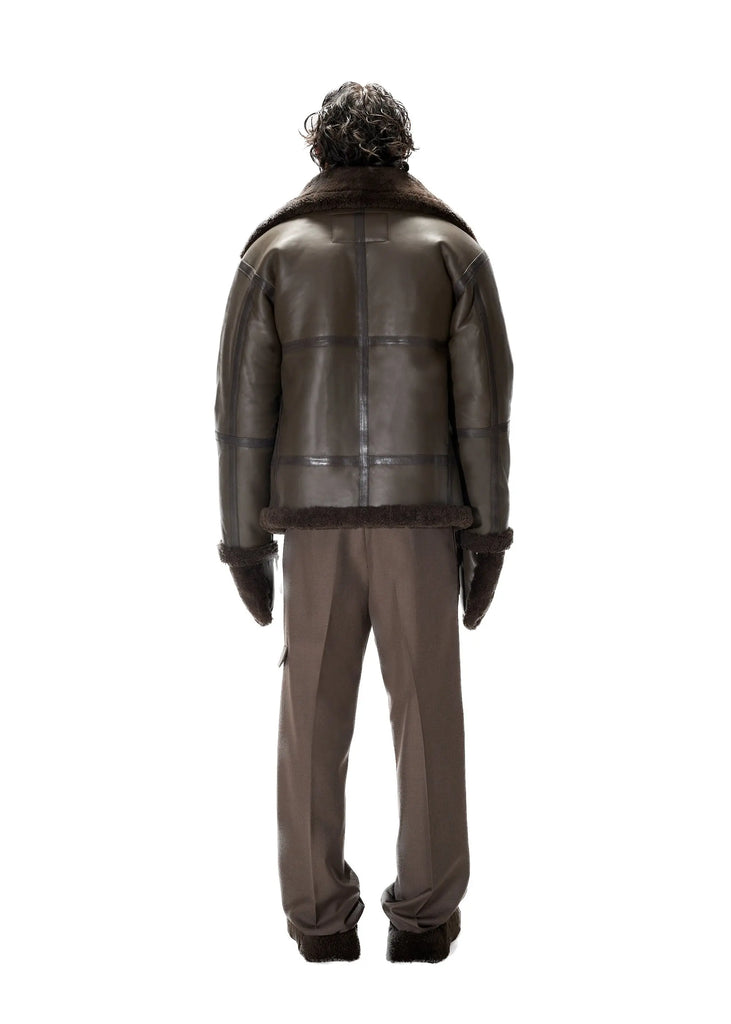 PAST TENSE Shearling Jacket 