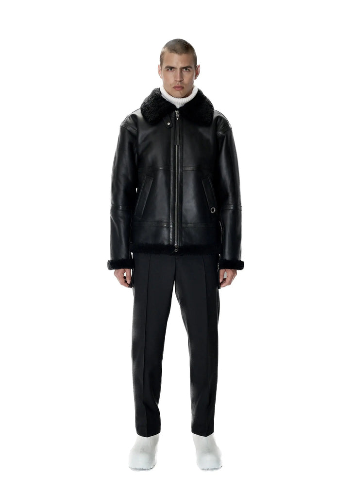 PAST TENSE Shearling Jacket 