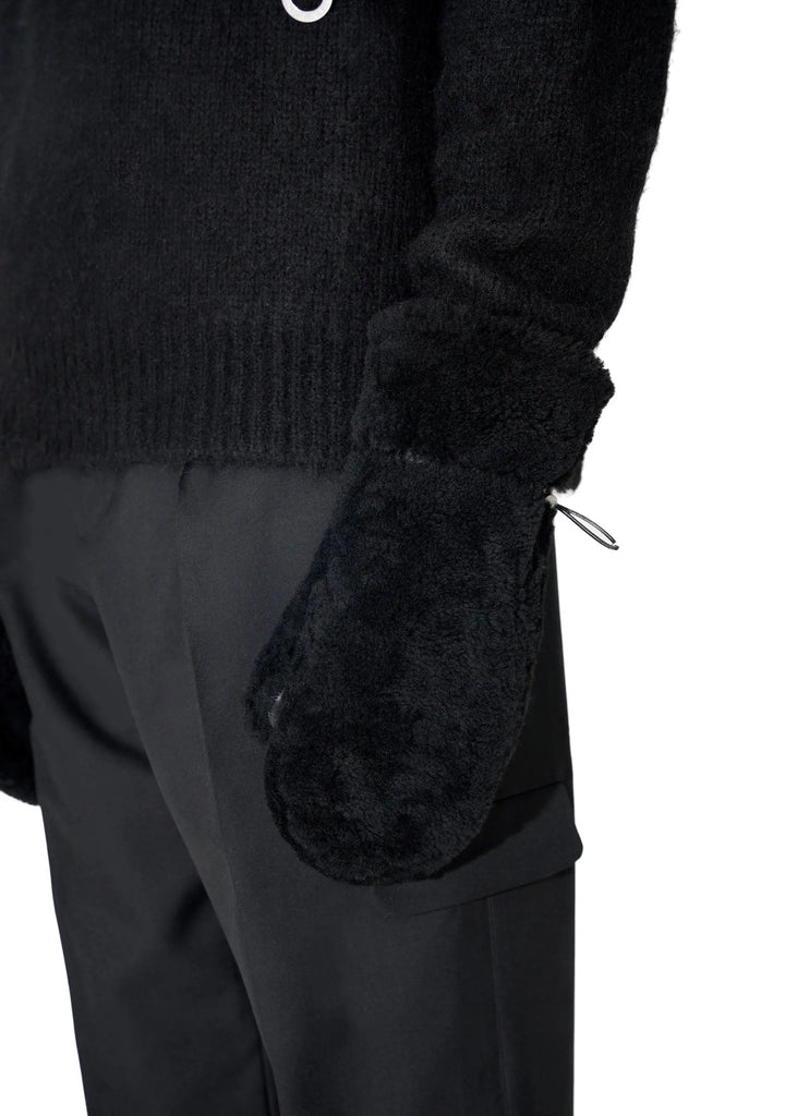 PAST TENSE Shearling Mittens 