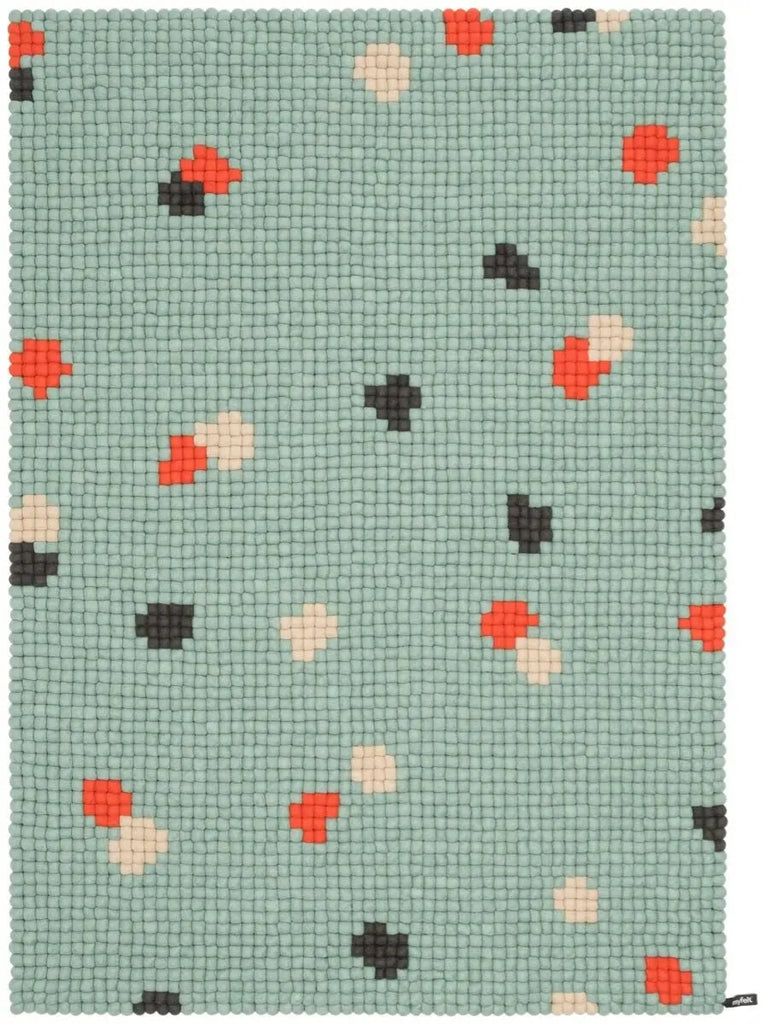 myfelt Terra 50 x 70 cm Square Turquoise